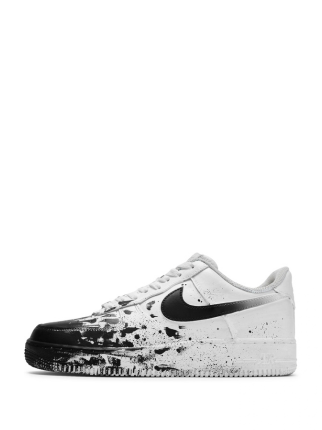 Nikee Airforce 1 Black paint custom