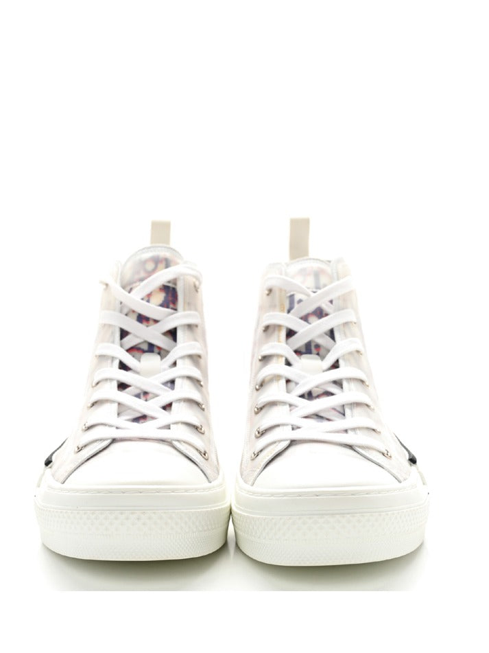 diore b23 oblique high top red blue white for her