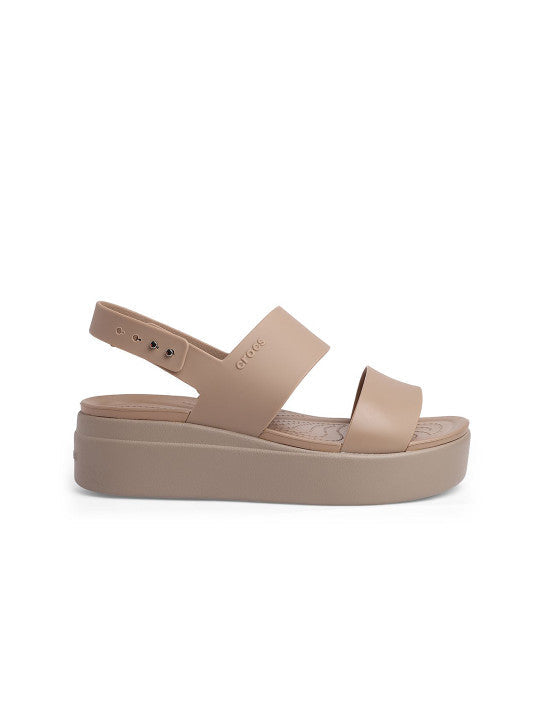 Crocss brooklyn slingback low wedge sandals