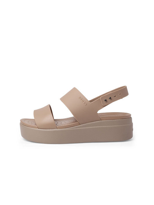 Crocss brooklyn slingback low wedge sandals