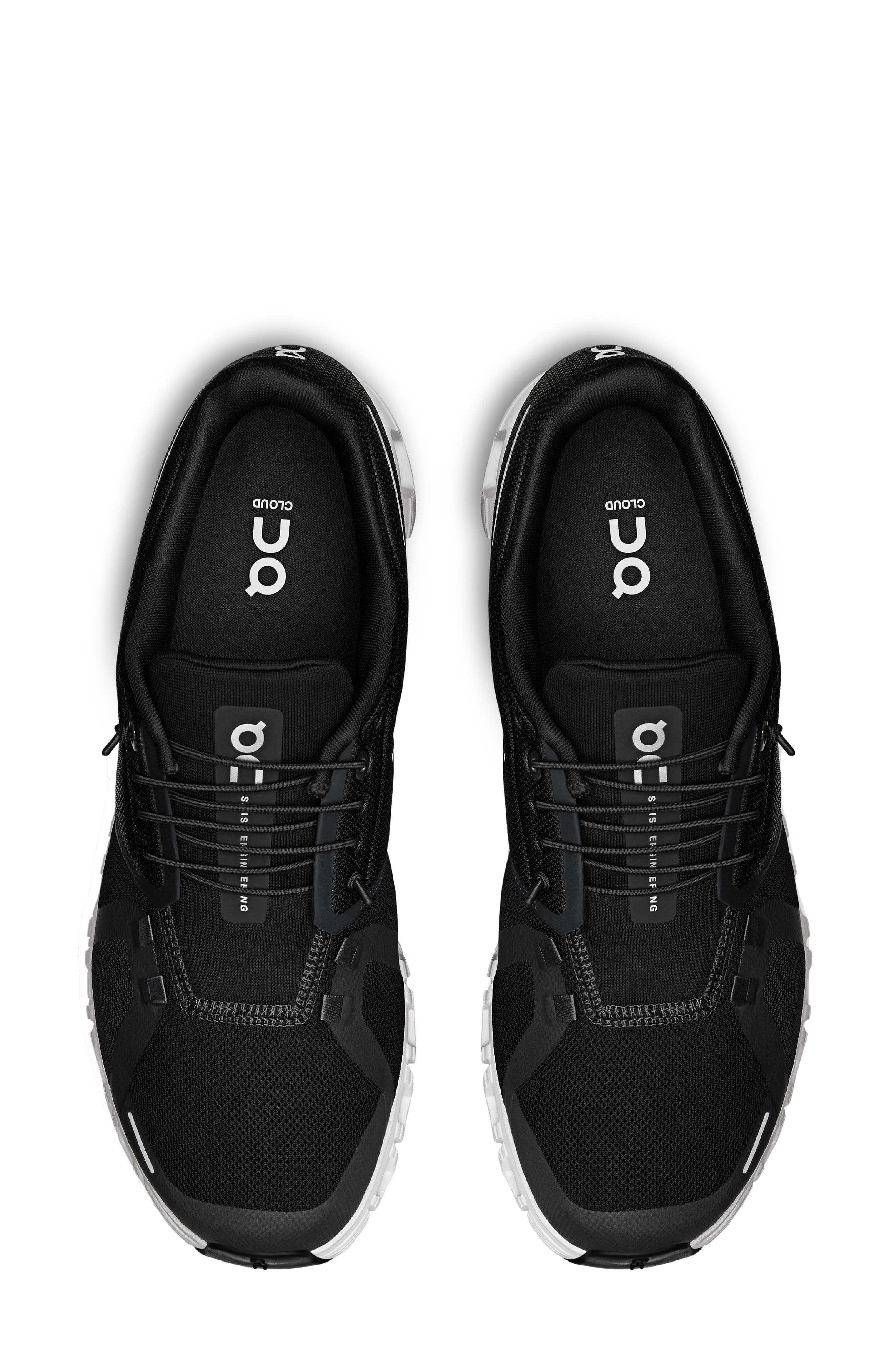 ON RUNNING CLOUD 5 BLACK WHITE