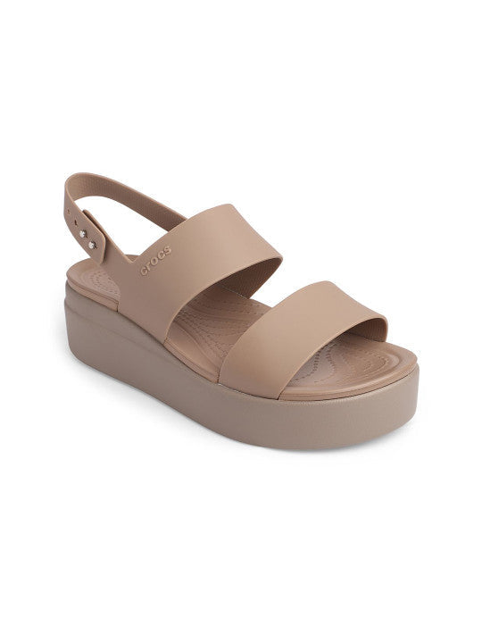 crocss Brooklyn Womens Wedge Sandals pink