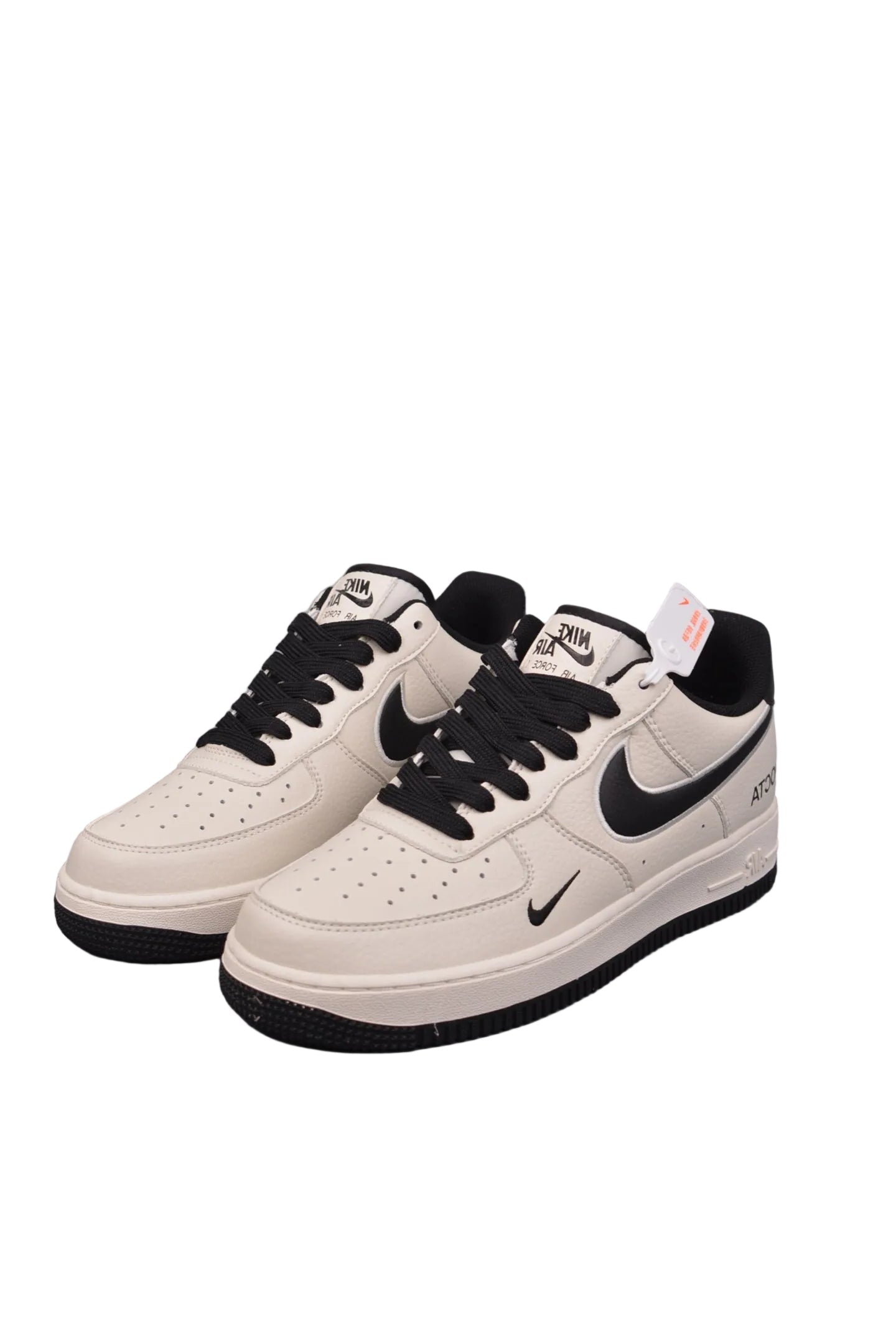 Nikkee Airforce 1 07 Low Violent Bear Joint Linen Beige Black
