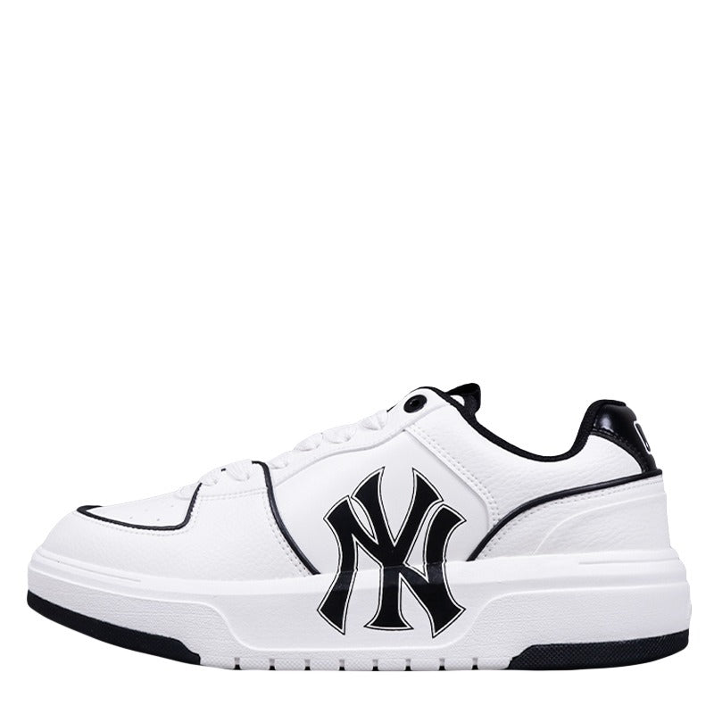 MLB CHUNKY LINER LOW WHITE BLACK
