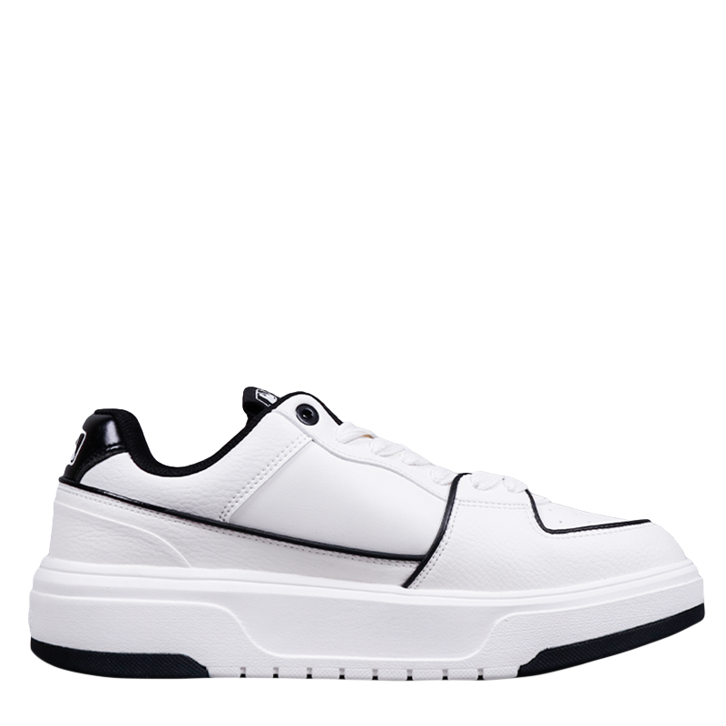 MLB CHUNKY LINER LOW WHITE BLACK