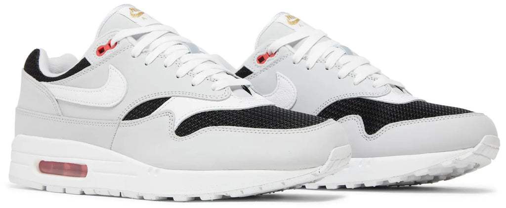 Nikee Airmax 1 Platinum White Black Red 2299