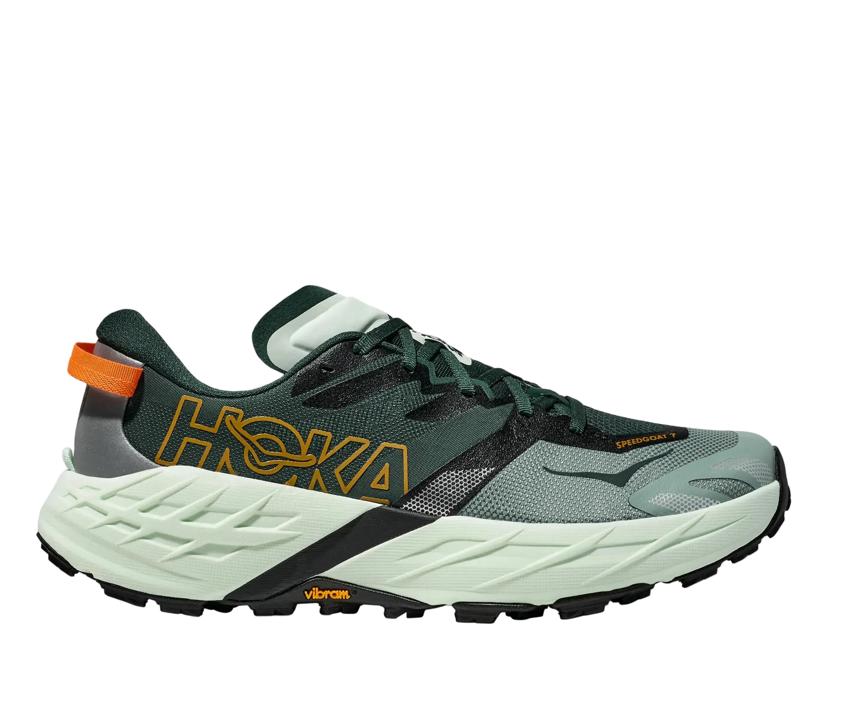 Hoka Speedgoat 7 Trail Bay Leaf and Sea Glass