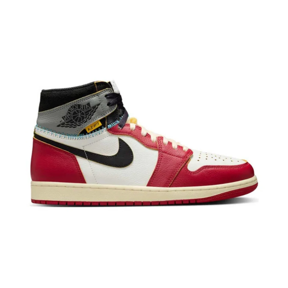 nikee air jordan 1 high x union la chicago red semi ua