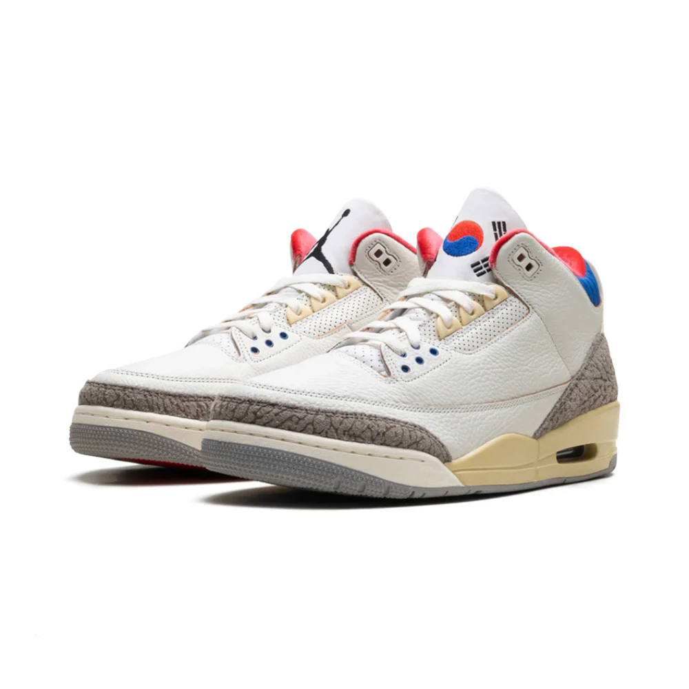Nikee Air Jordan 3 Seoul 2.0 Grey Cement - Normal Defect