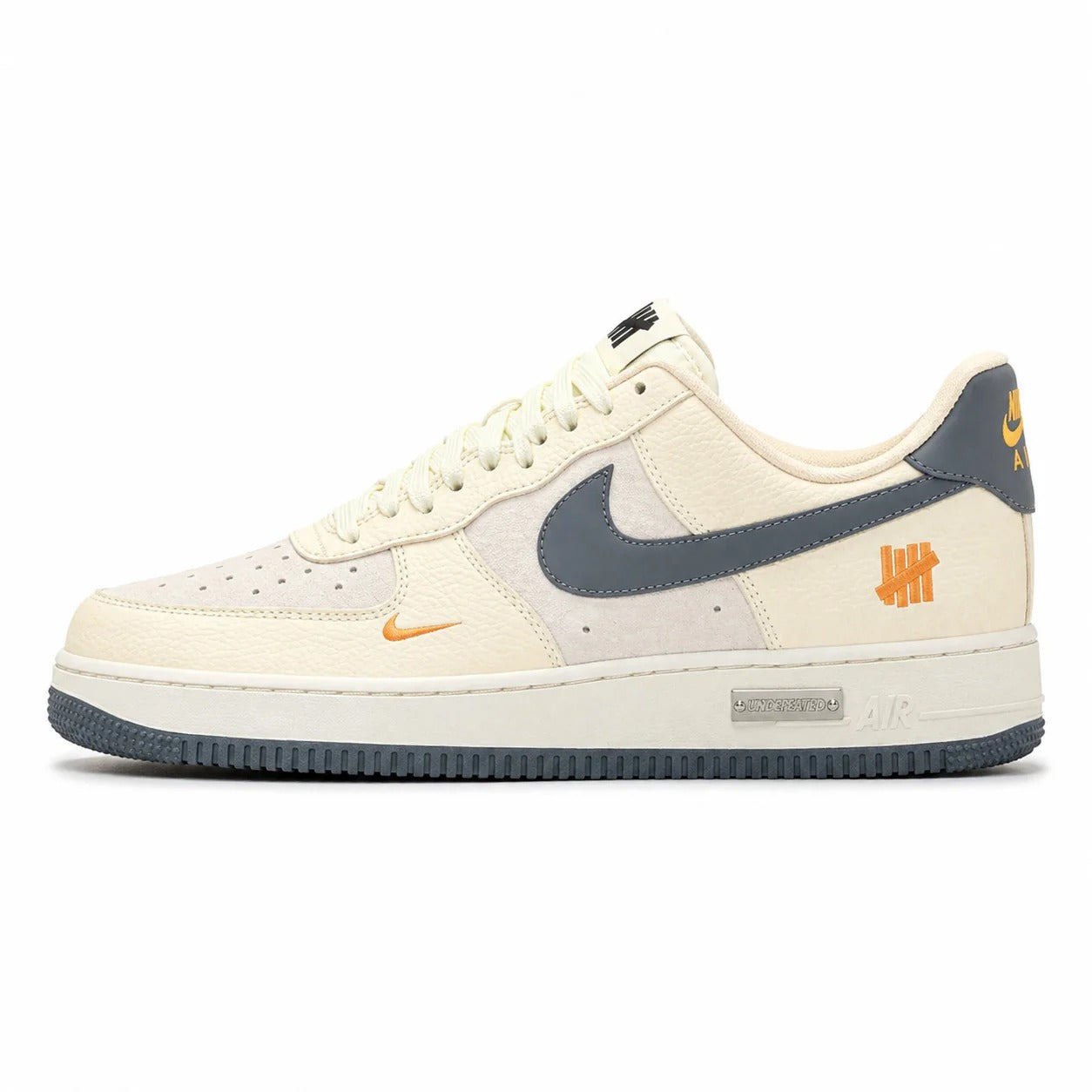 Nikee Airforce 1 Low X Undefeated Custom Beige 1209
