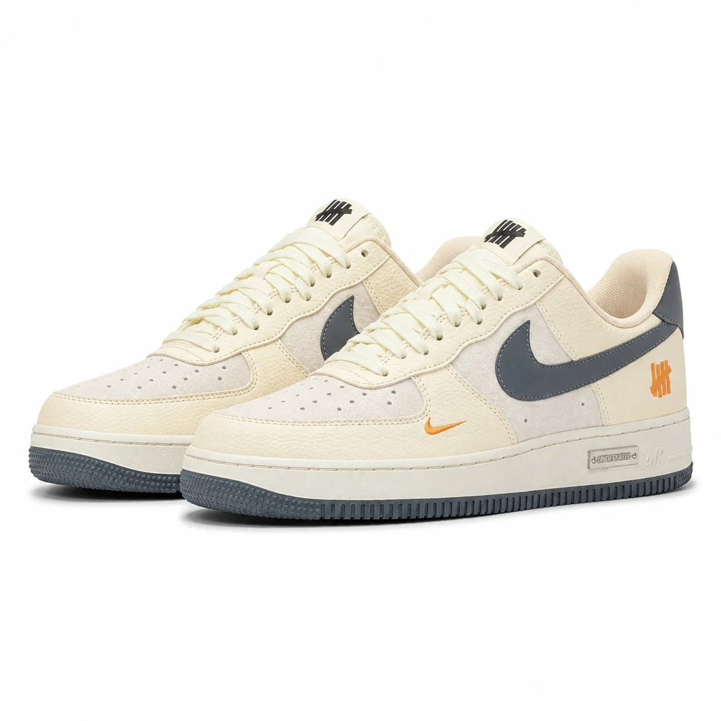 Nikee Airforce 1 Low X Undefeated Custom Beige 1209
