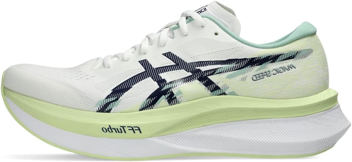 Asicss. magic speed 4 white blue expanse