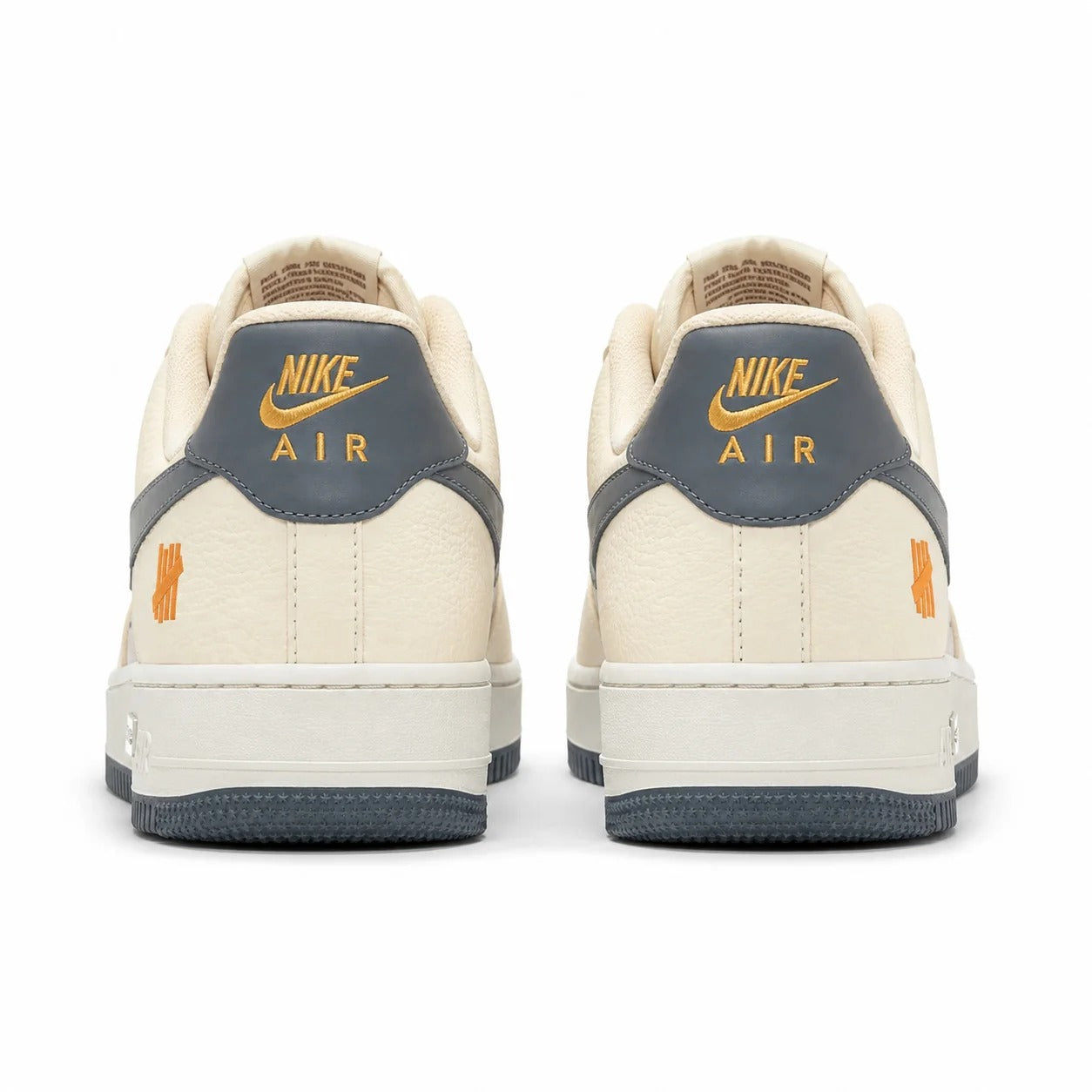 Nikee Airforce 1 Low X Undefeated Custom Beige 1209