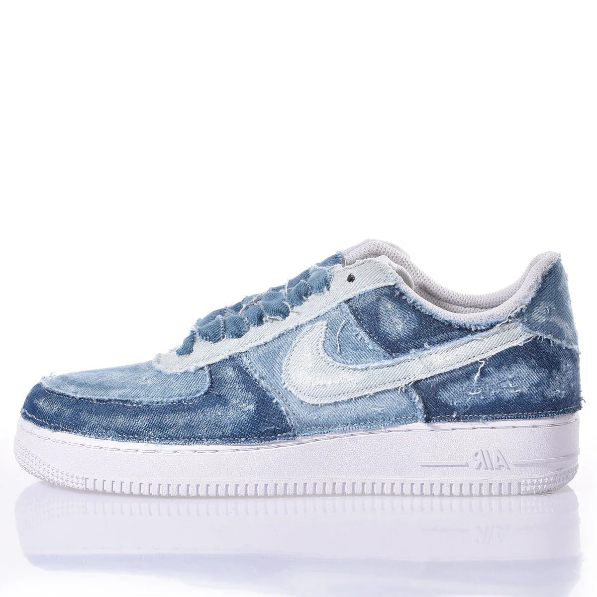 nikee airforce 1 denim blue