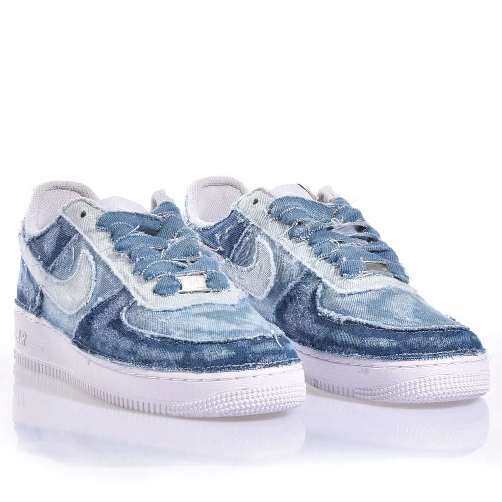 nikee airforce 1 denim blue
