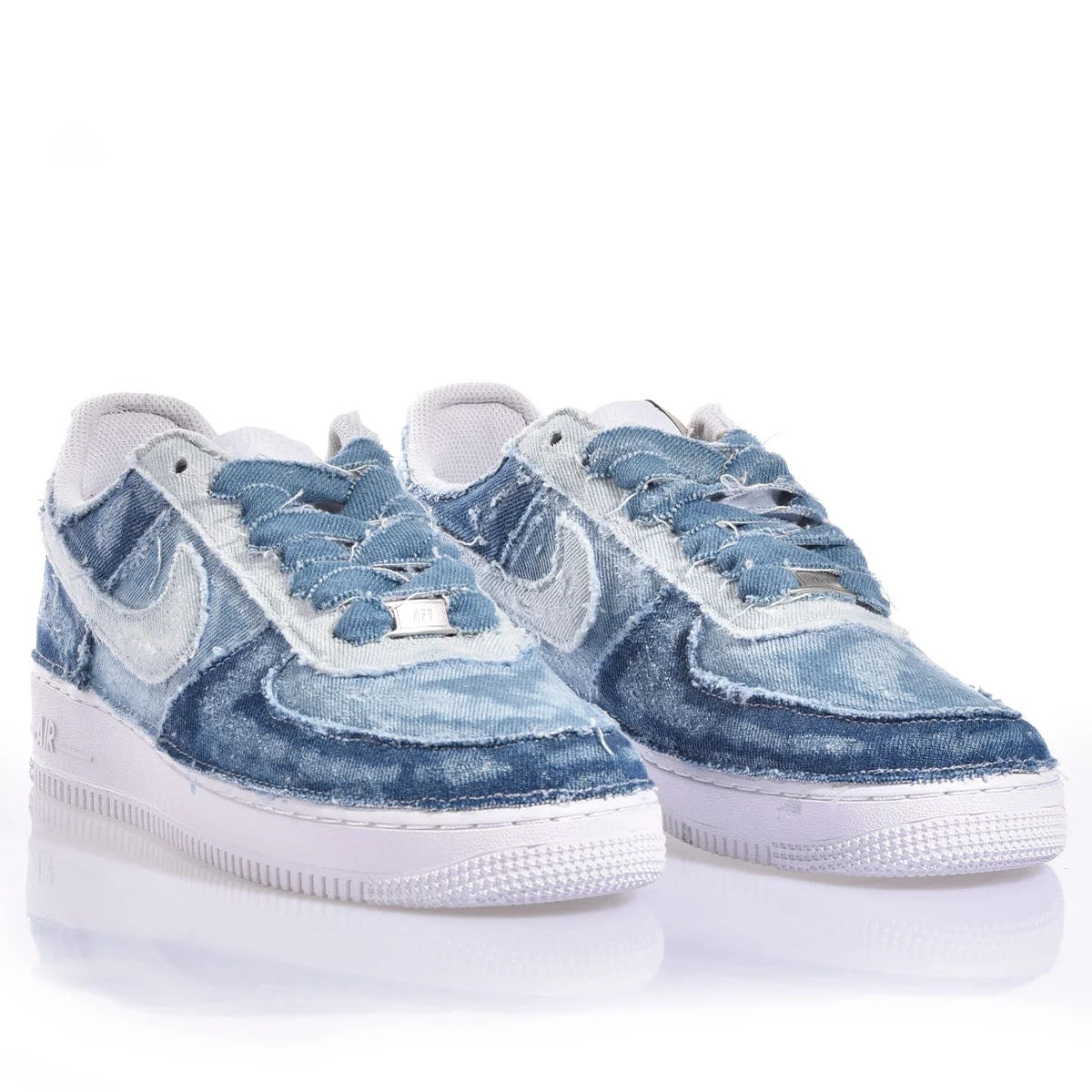 nikee airforce 1 denim blue