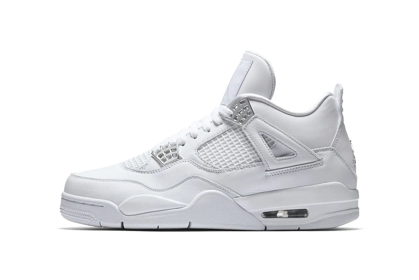 Nikee Air Jordan Retro 4 Pure Money White 1267