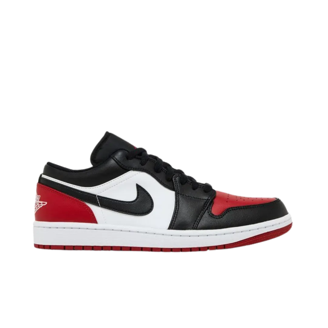 Nikee Air Jordan 1 Low Bred Toe 2.0