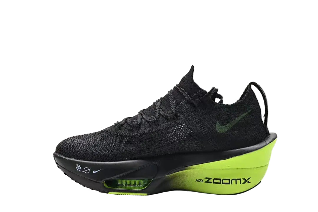 Nikee Air zoom Alphafly 3 Black Green Running Shoes 640