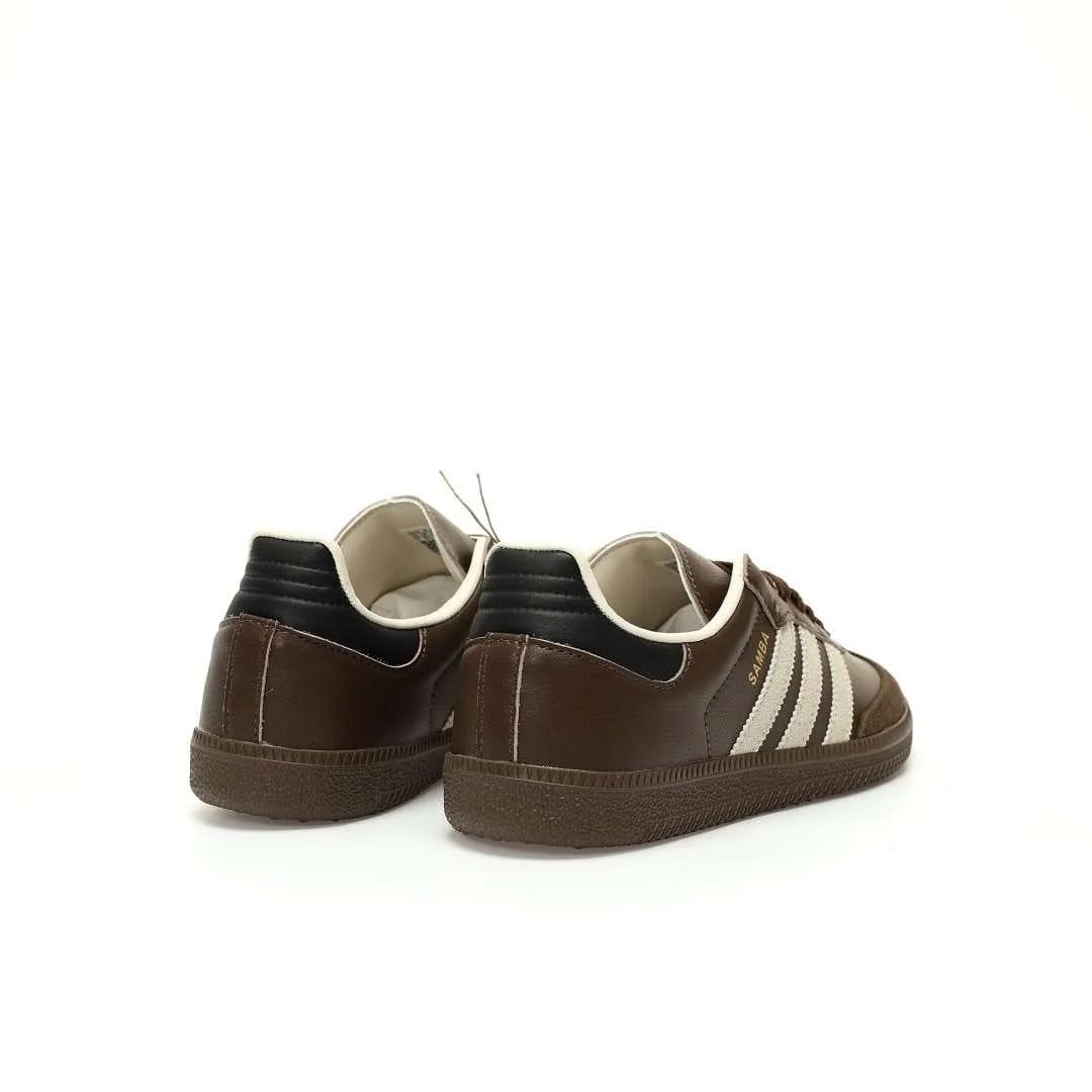 Adidass Samba Og Dark Brown Beige Gum