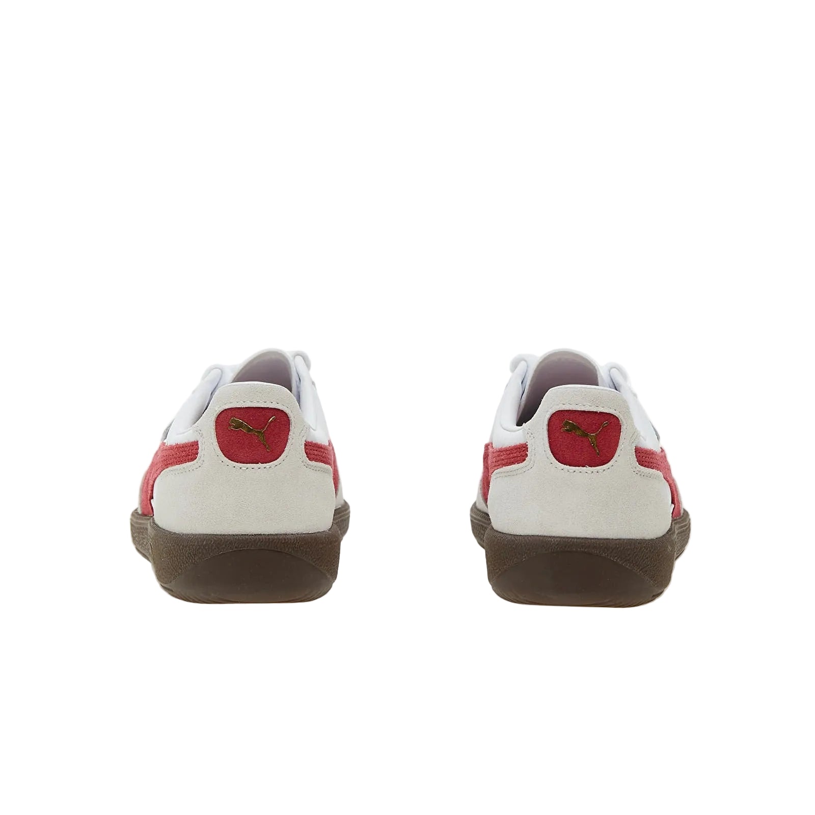 PUMAA PALERMO LEATHER WHITEVAPOR GRAY-CLUB RED