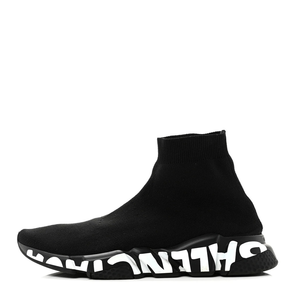 Balenciagaa Speed Runners Black White fix 106