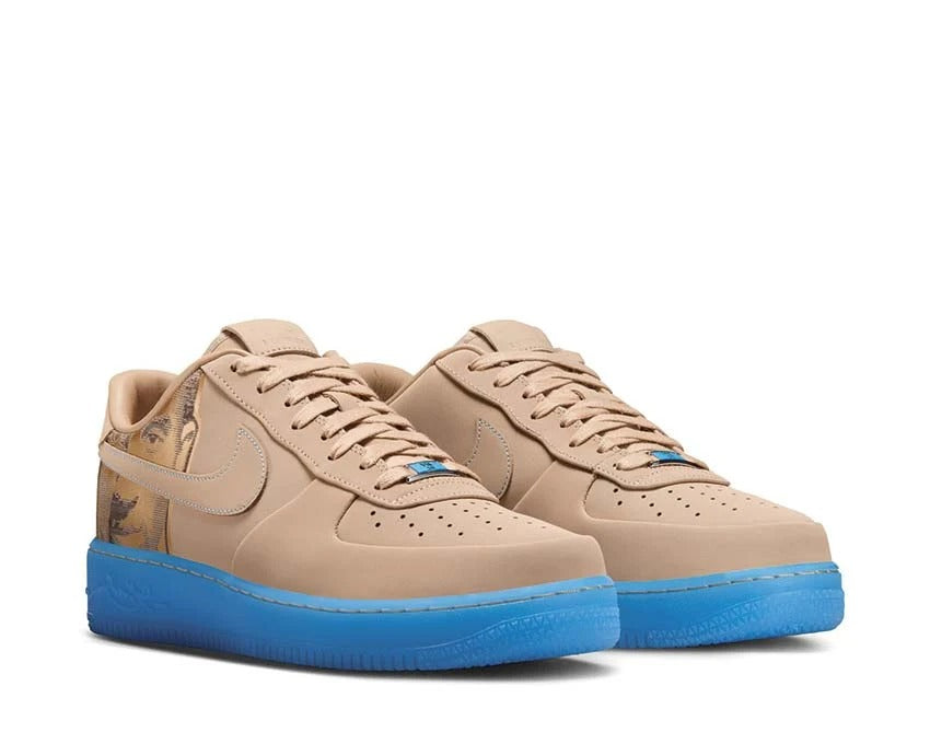 Nikee AirForce 1 Low Protro Linen and University Blue 6035