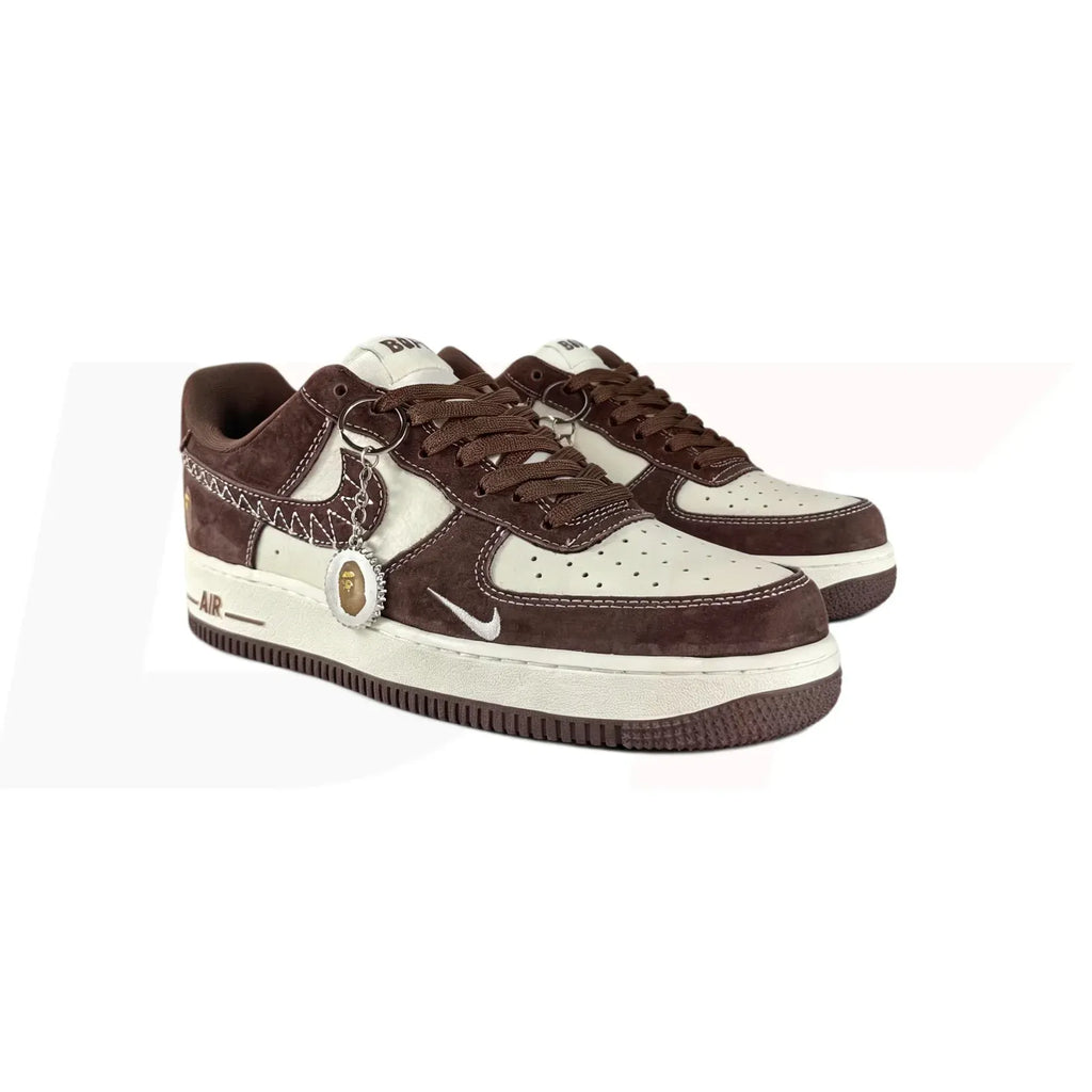 Nikee Airforce 1 Low SE Craft Turne Sued Beige Brown 965