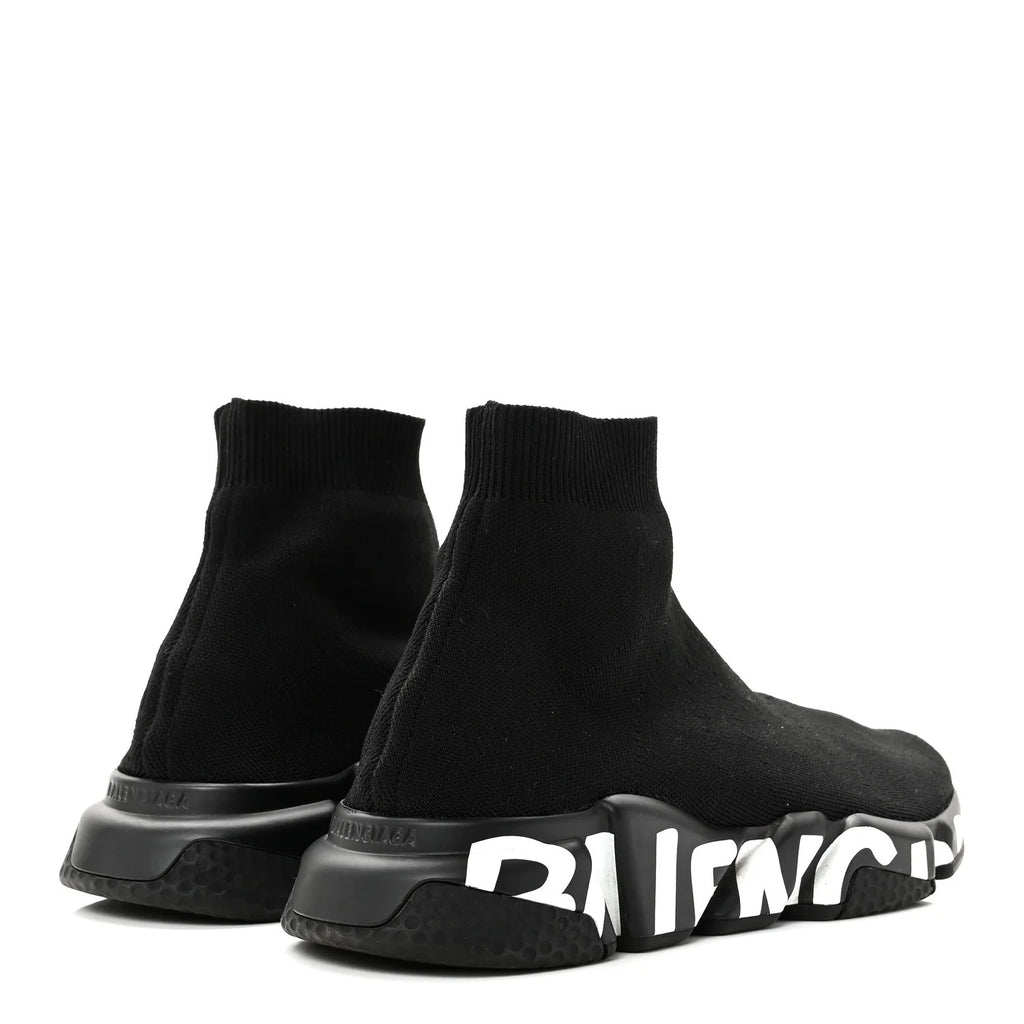 Balenciagaa Speed Runners Black White fix 106