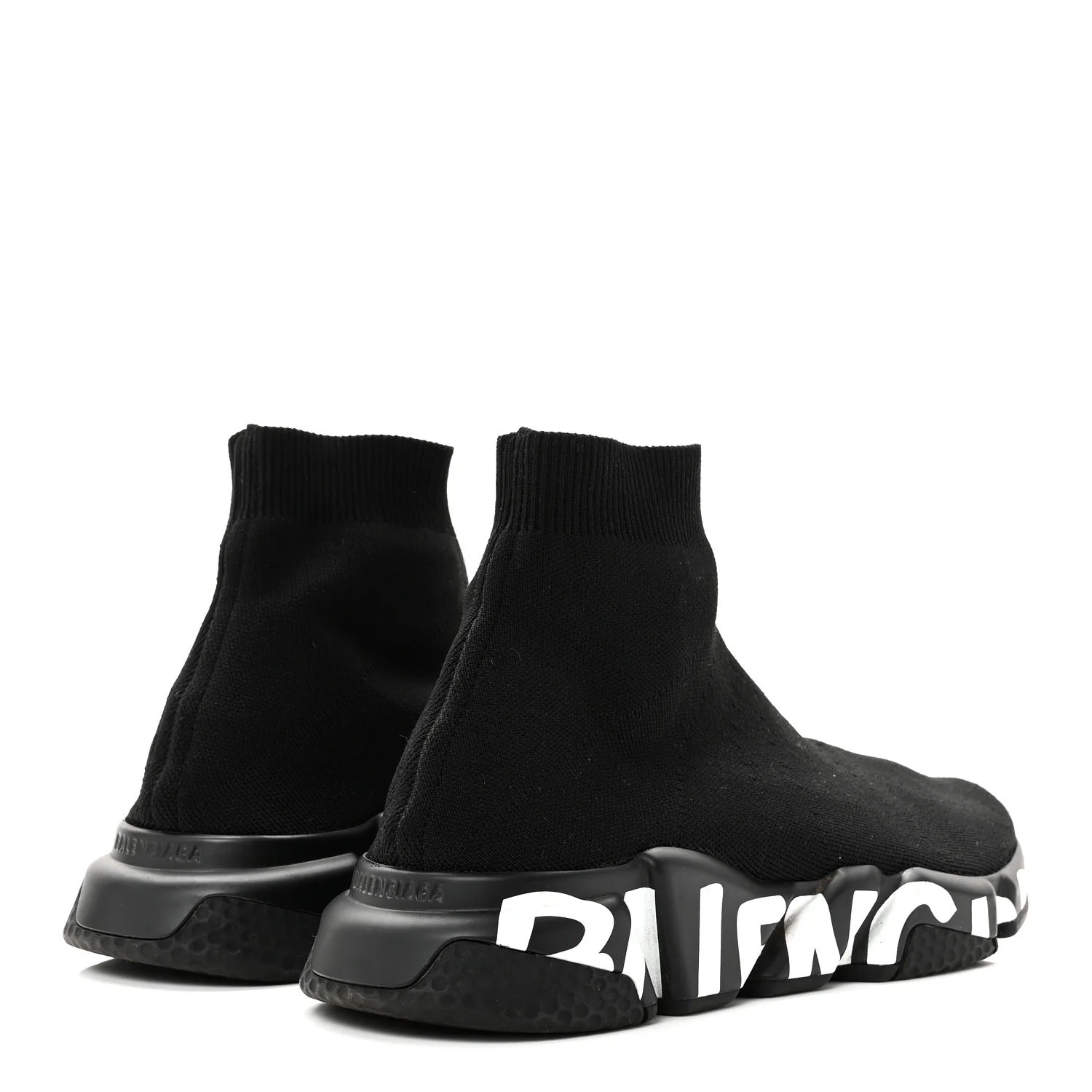Balenciagaa Speed Runners Black White fix 106
