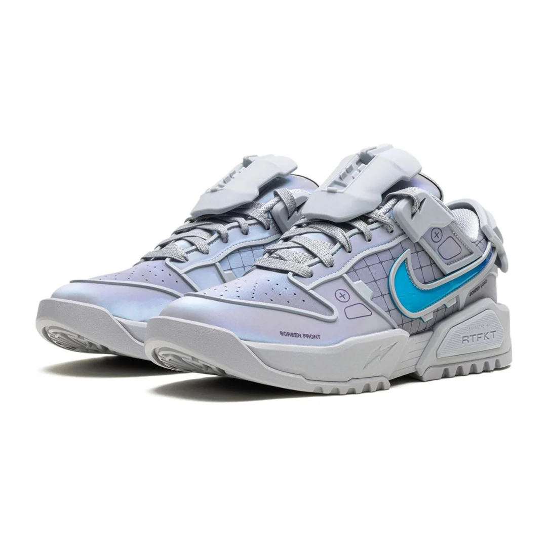 RTFKT X Nikee Dunk Genesis Grey Blue 2048