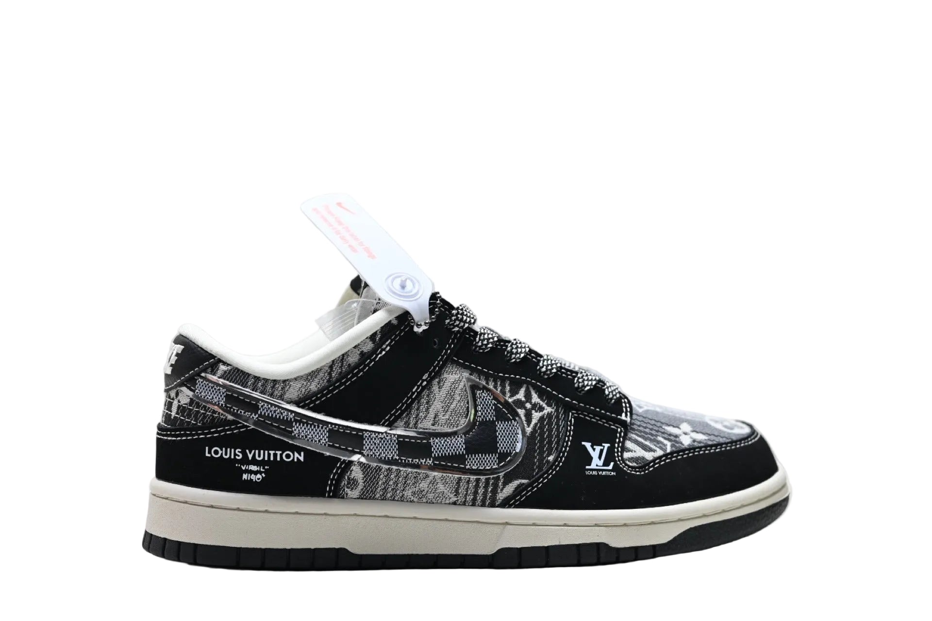 Air jordan 1 low X louiss vittonn black monogram 379