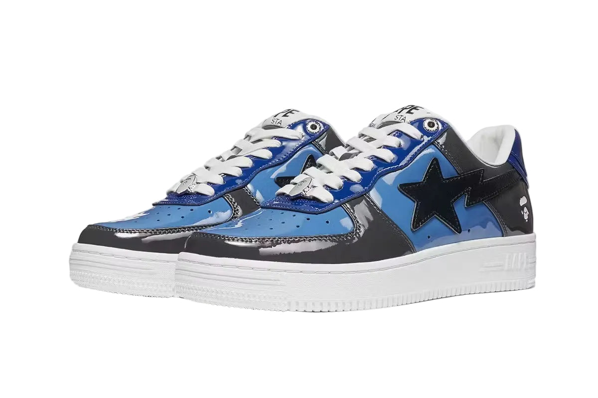 A Bathing Ape Bape Sta Low Grey Blue fix