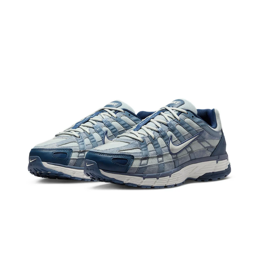 Nikkee P-6000 SE worn blue denim Low-Top Lace-Up