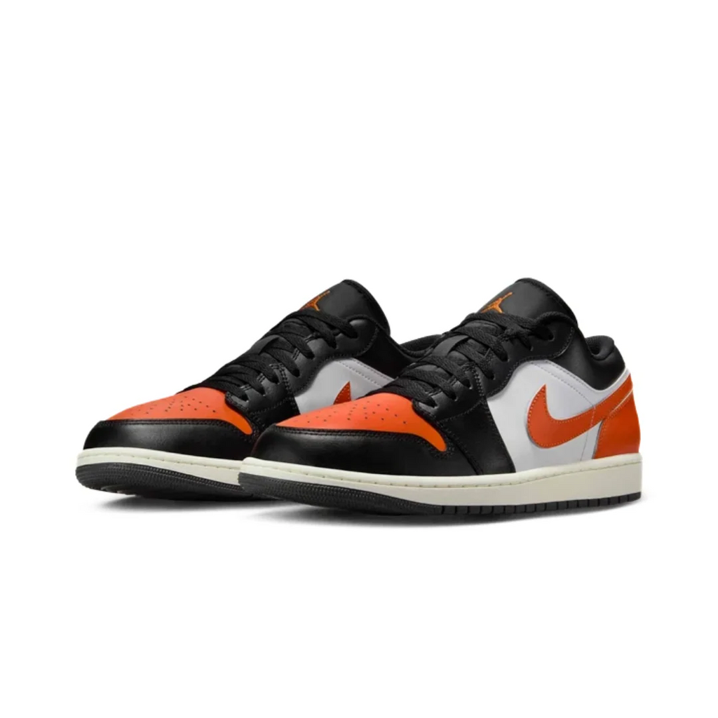 Nikee Air Jordan 1 Low Black Star Fish White Sail 1050