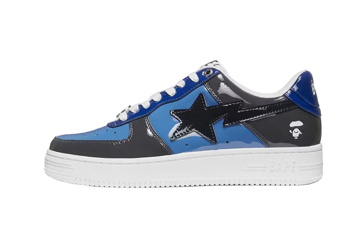 A Bathing Ape Bape Sta Low Grey Blue fix