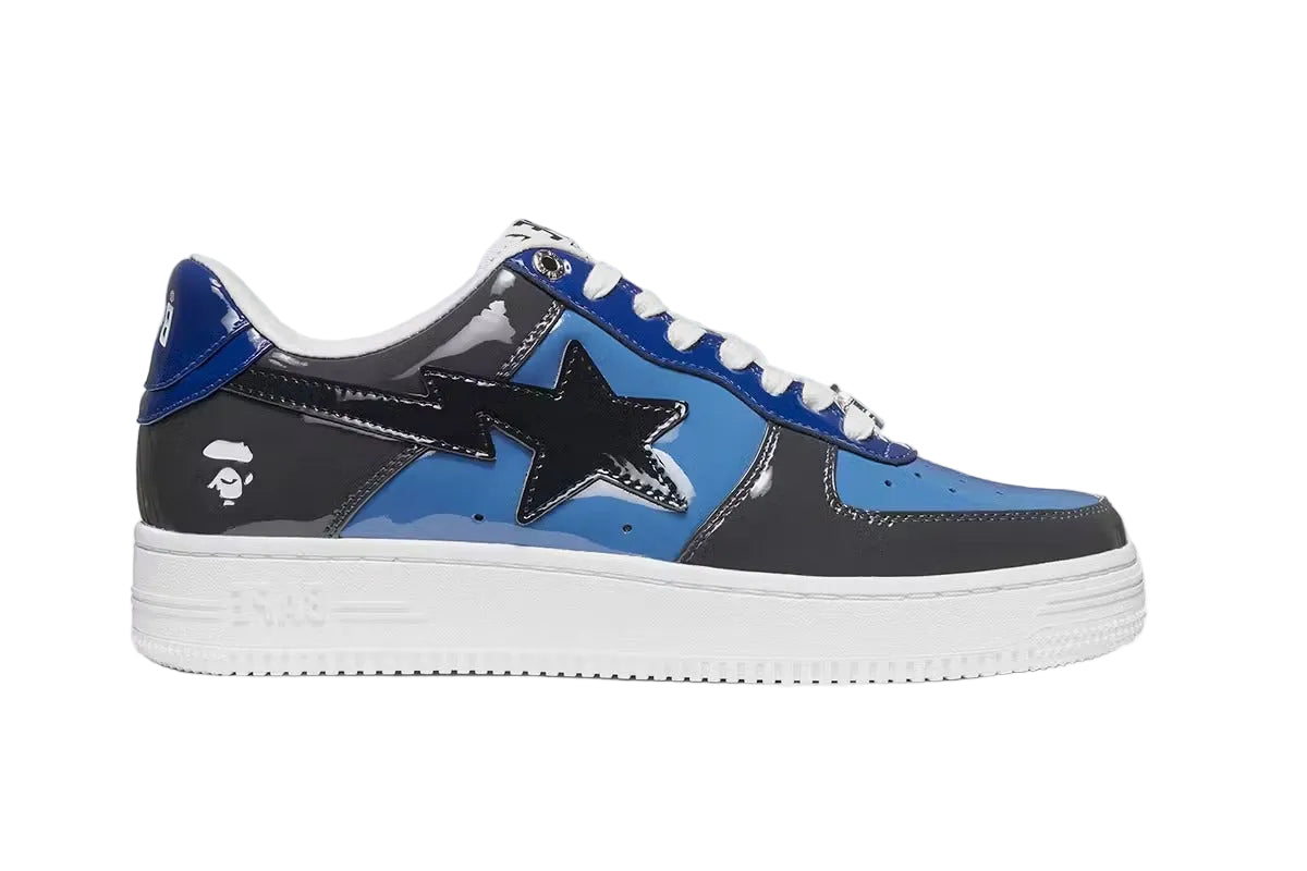 A Bathing Ape Bape Sta Low Grey Blue fix