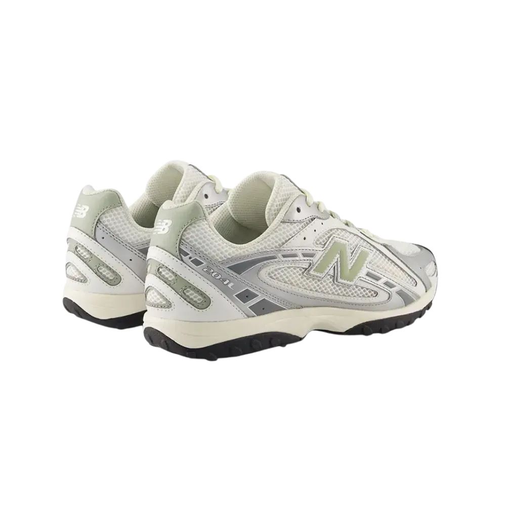 New Balancee 204l Silver Metallic Green