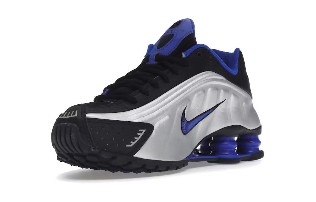 Nikee Shox R4 Black Metallic Silver Racer Blue 304
