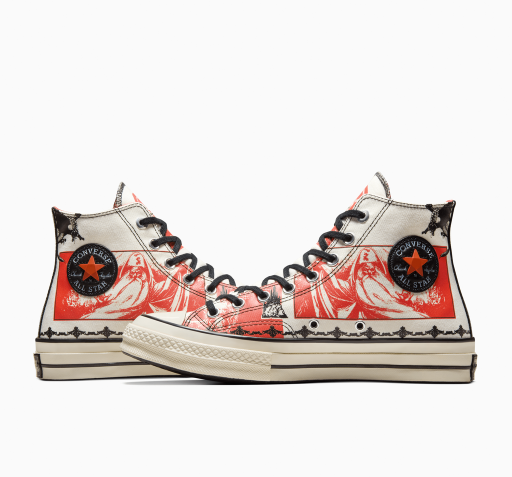 Dungeons & Dragons x Converesee. Chuck Taylor All Star High Egret Red