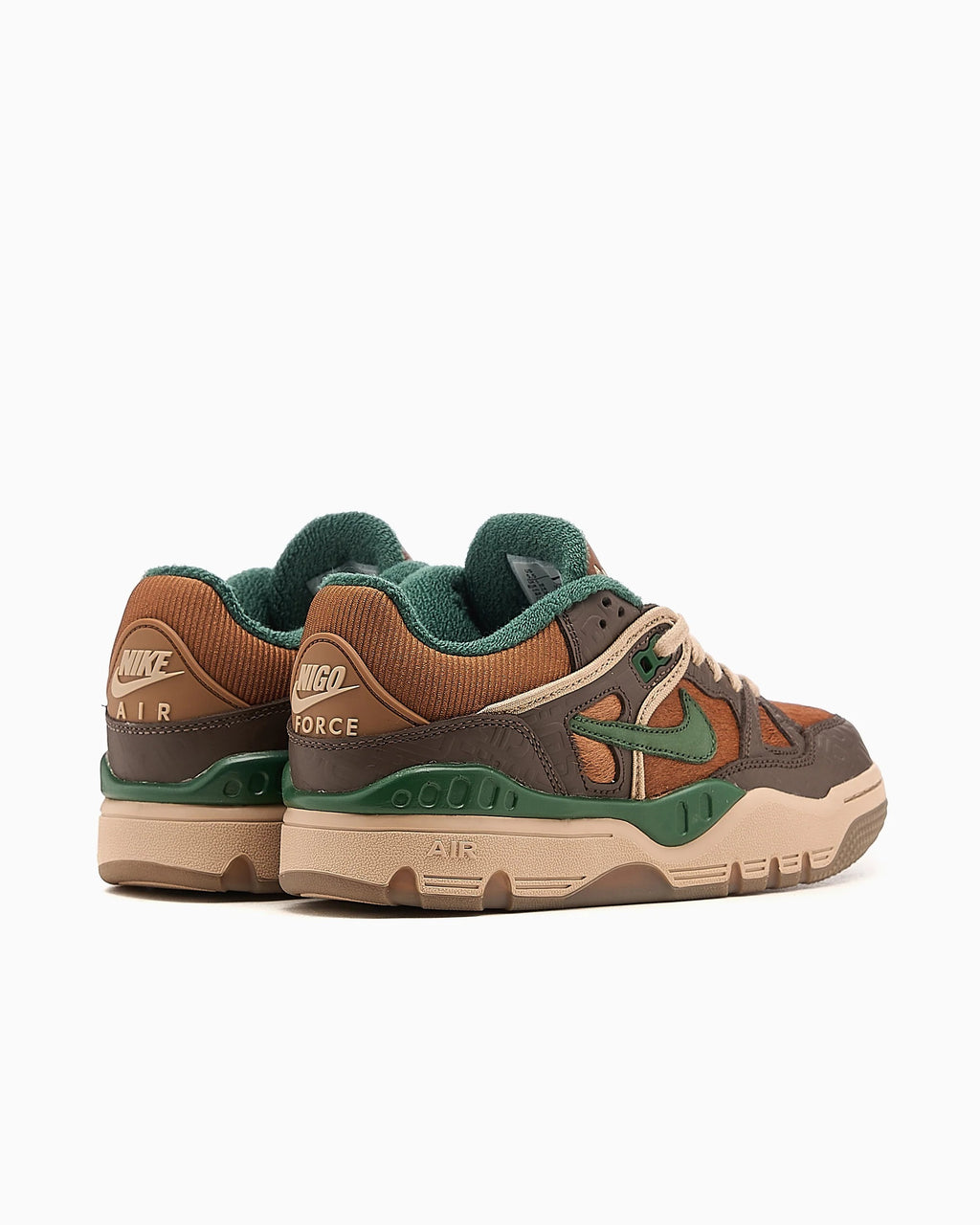 Nikee X Nigo AirForce 3 Low Baroque Brown and Pecan 1199