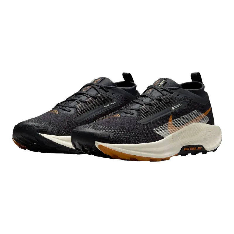 Nikee Pegasus Trail 5 GTX Off Noir Black Monarch Pale Ivory
