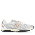 Newbalance 204L silver metallic white and brown