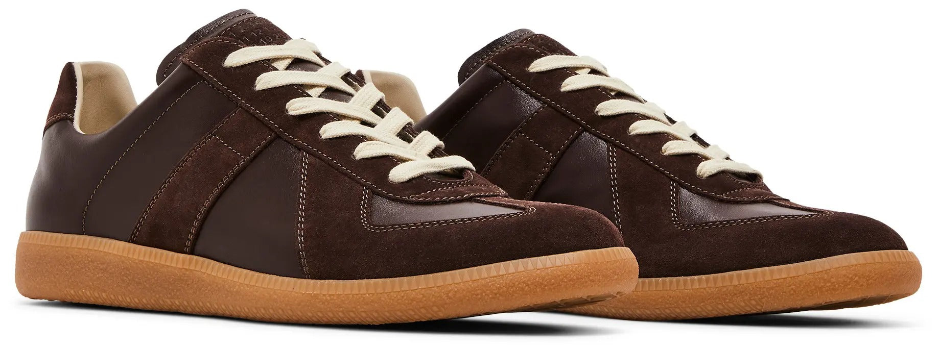 Maison margiela replica sneakers brown
