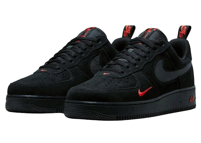 nikkee Airforce 1 Multi Swoosh Black Crimson