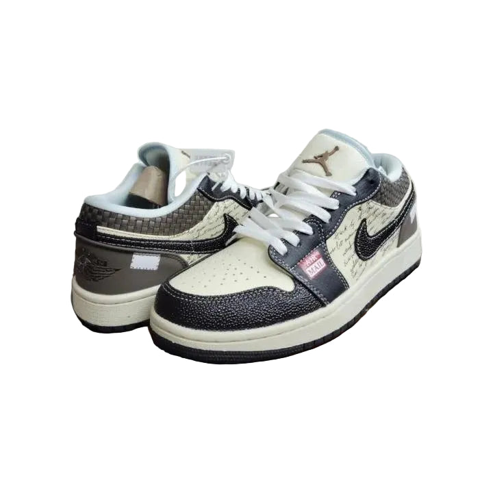 Nikee Air Jordan 1 Low Print Mail Brown