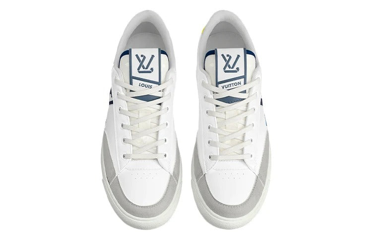 Monogram Unisex Street Style Bi color Logo Sneakers