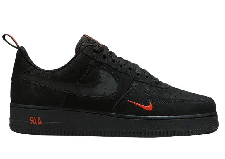 nikkee Airforce 1 Multi Swoosh Black Crimson