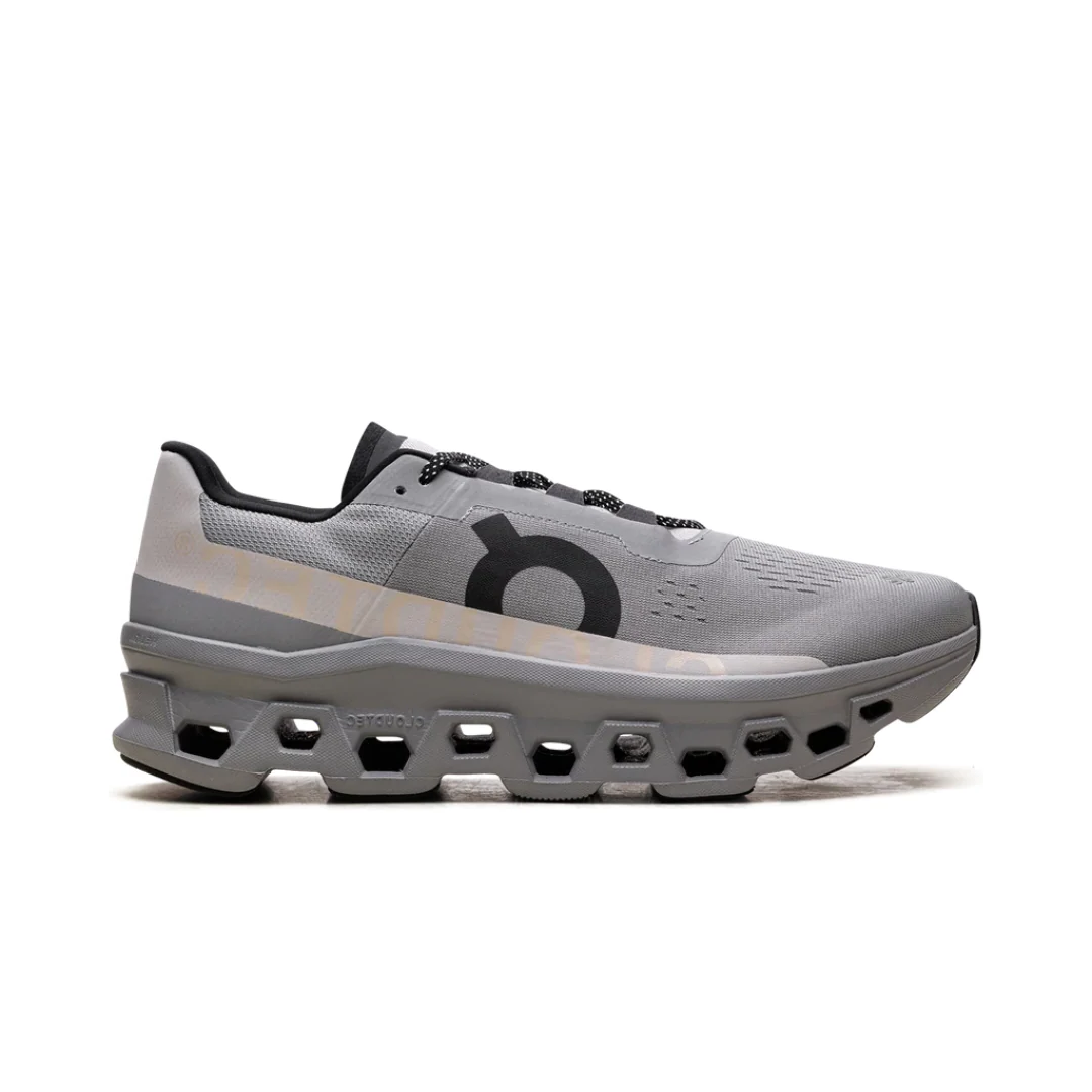 on Running Cloudmonster Alloy Silver