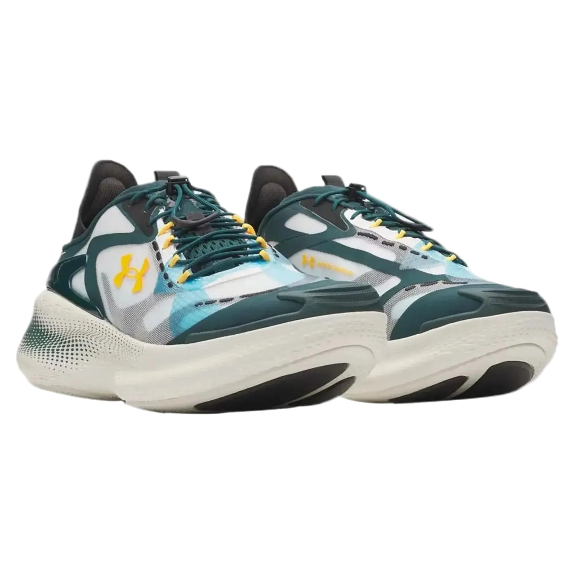 Under Armourr Echo SlipSpeed White Arden Green Campus Gold 1163